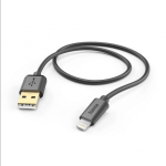 Cablu Hama 00201580, USB-A - Lightning, 1.5m, Black