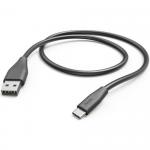 Cablu de date Hama 00201595, USB-A - USB-C, 1.5m, Black