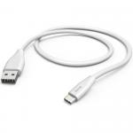 Cablu de date Hama 00201596, USB-A - USB-C, 1.5m, White