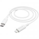 Cablu de date Hama 00201598, USB-C - Lightning, 1m, White