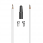 Cablu coaxial Hama 00205041, 10m, White