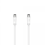 Cablu coaxial Hama 00205045, 1.5m, White