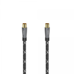 Cablu coaxial Hama 00205070, 1.5m, Gray