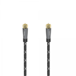 Cablu coaxial Hama 00205077, 1.5m, Gray