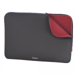 Husa Hama Neoprene pentru laptop de 15.6inch, Black-Red
