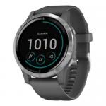 SmartWatch Garmin Vivoactive 4, 1.3 inch, Curea silicon, Shadow Gray-Silver