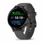 SmartWatch Garmin Venu 3S, 1.2inch, Curea silicon, Black Sesame-Slate