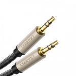 Cablu audio Ugreen AV125, 3.5mm jack male - 3.5mm jack male, 2m, Black