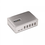 Hub USB Startech 10G5A2CS-USB-C-HUB, 5x USB 3.2 gen 1, 2x USB-C, Gray 