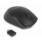 Mouse Optic Delock 12526, USB-C Wireless, Black