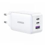 Incarcator retea Ugreen CD244, 2x USB-C, 1x USB, White