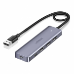Hub USB Ugreen CM653, 4x USB 3.2 gen 1, 0.15m, Black