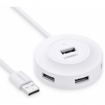 Hub USB Ugreen CR106, 4x USB 2.0, 1m, White