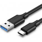 Cablu de date Ugreen US184, USB 3.0 - USB-C, 2m, Black