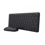 Kit Wireless Trust Lyra - Tastatura, USB/Bluetooth, Black + Mouse Optic, USB/Bluetooth, Black