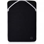 Husa HP Reversible Protective Sleeve pentru laptop de 15.6inch, Black-White
