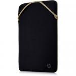 Husa HP Reversible Protective Sleeve pentru laptop de 15.6inch, Black-Gold