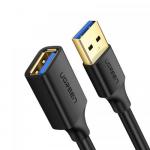 Cablu Ugreen US129, USB 3.0 male - USB 3.0 female, 1.5m, Black