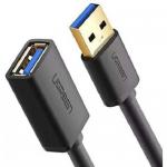 Cablu Ugreen US129, USB 3.0 male - USB 3.0  female, 3m, Black