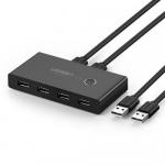 Hub USB Ugreen Sharing Switch Box US216, 4x USB 2.0, 1.5m, Black