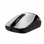 Mouse Optic Genius ECO-8015, USB Wireless, Black-Silver