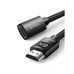 Cablu Ugreen HD151, HDMI male - HDMI female, 1m, Black