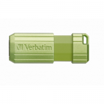 Stick Mmeorie Verbatim PinStripe 49462, 128GB, USB 2.0, Eucalyptus Green