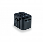 Incarcator retea Verbatim UTA-01 Universal Travel Adapter, 2x USB-A, Black