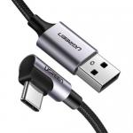 Cablu de date Ugreen US284, USB - USB-C, 1m, Black