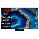 Televizor LED TCL Smart 50C805 Seria C805, 50inch, Ultra HD 4K, Black