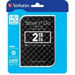 Hard Disk portabil Verbatim Store n Go, 2TB, micro USB-B, Black