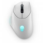 Mouse Optic Dell Alienware AW620M, USB Wireless/USB, Lunar Light
