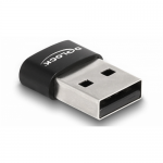 Adaptor Delock 60002, USB-A male - USB-C male, Black