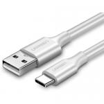 Cablu de date Ugreen US287, USB - USB-C, 1m, Silver