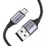 Cablu de date Ugreen US290, USB - microUSB, 0.5m, Black