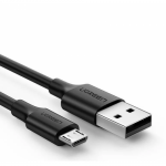 Cablu de date Ugreen US289, USB - microUSB, 3m, Black