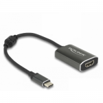 Adaptor Delock 62988, USB-C - HDMI female, Black