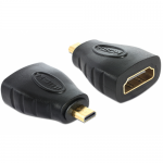 Adaptor Delock 65242, HDMI-A female - Micro HDMI male, Black