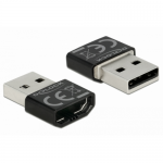 Adaptor Delock 65680, HDMI female - USB-A male, Black