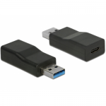 Adaptor Delock 65696, USB 3.1 male - USB-C male, Black