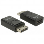 Adaptor Delock 66234, DisplayPort male - HDMI female, Black