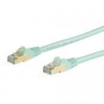 Patch Cord Startech 6ASPAT7MAQ, Cat6a, STP, 7m, Aqua