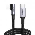 Cablu de date Ugreeen 70643, USB-C - USB-C, 1m, Black