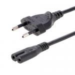 Cablu alimentare Startech 752E-3M-POWER-LEAD, EU - C7, 3m, Black