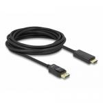 Cablu Delock 82441, DisplayPort male - HDMI male, 5m, Black