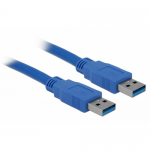 Cablu Delock 82536, USB-A 3.0 male - USB-A 3.0 male, 3m, Blue