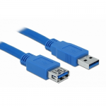 Cablu Delock 82541, USB 3.0 male - USB 3.0 female, 5m, Blue