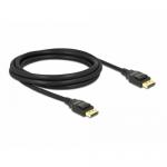 Cablu Delock 82585, DisplayPort male - DisplayPort male, 2m, Black
