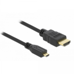 Cablu Delock 82664, HDMI - Micro HDMI, 2m, Black