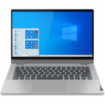 Laptop 2-in-1 Lenovo IdeaPad Flex 5 14ITL05, Intel Core i5-1135G7, 14inch Touch, RAM 16GB, SSD 512GB, Intel Iris Xe Graphics, Windows 10, Platinum Grey